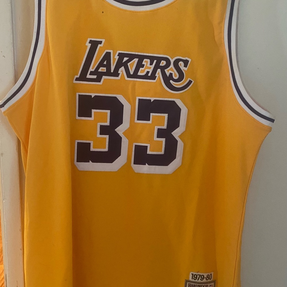 Kareem Abdul Jabbar  Lakers Jersey Size 54